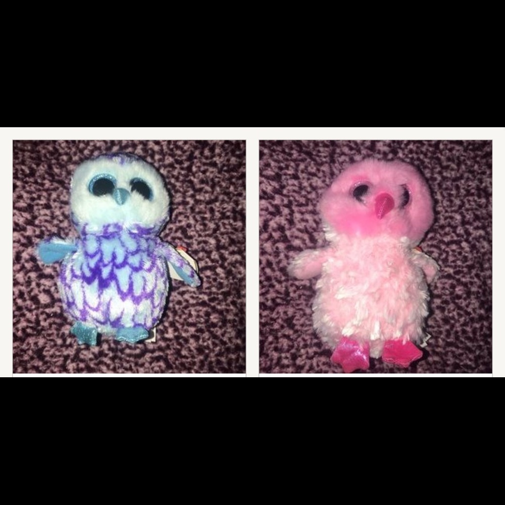 Oscar/twiggy ~ owl beanie boos🦉